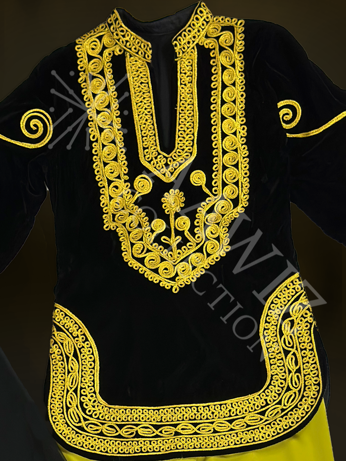 Sheenay Set – Radiance in Black & Gold (Three Piece)