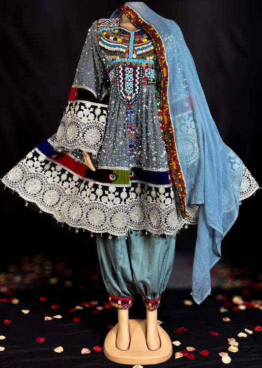 Nooria Mirror Bride Dress (Three Piece)_ Limited Edition
